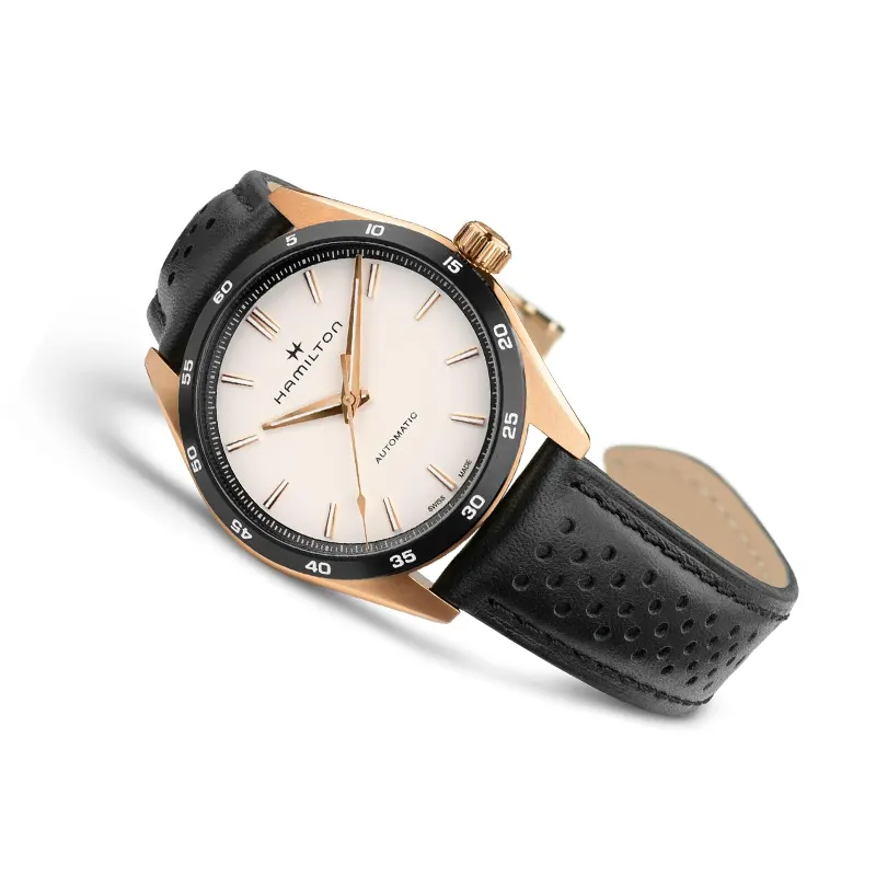 Hamilton Jazzmaster Performer Automatic White Diakl Men's Watch- H36225770